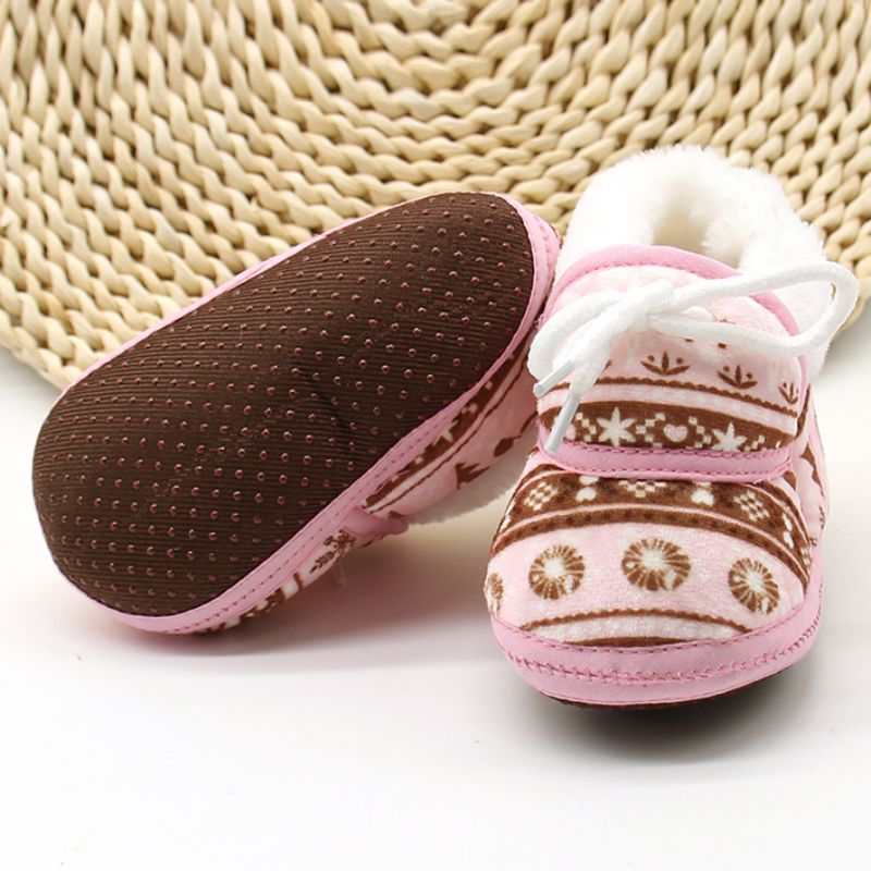 Cute Baby Boots with Warm Cotton Padding