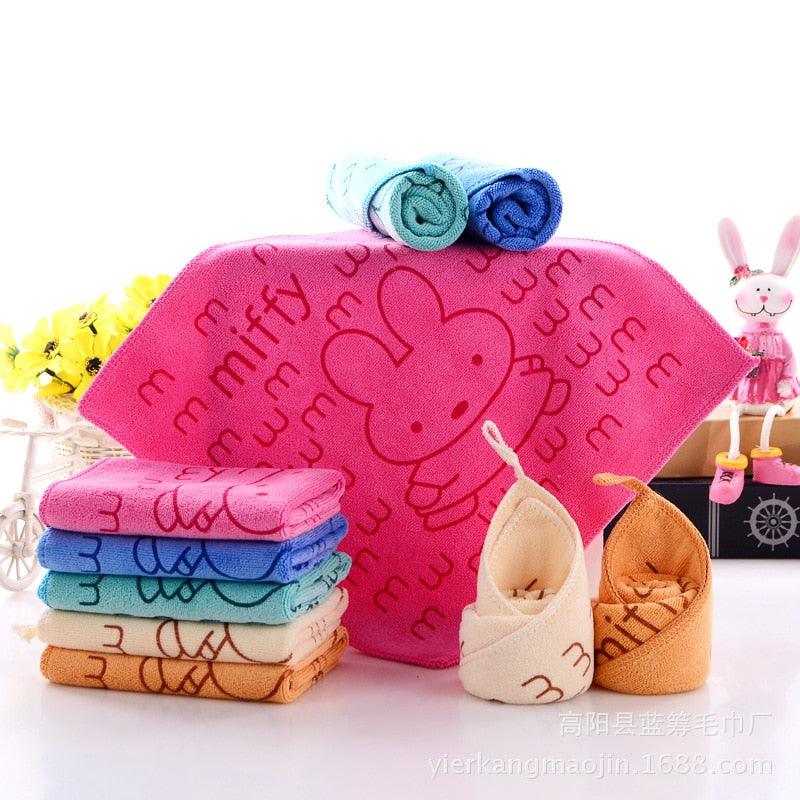 Cute Superfine Baby Towel for Kids - Multipurpose Bath and Wipe Cloth