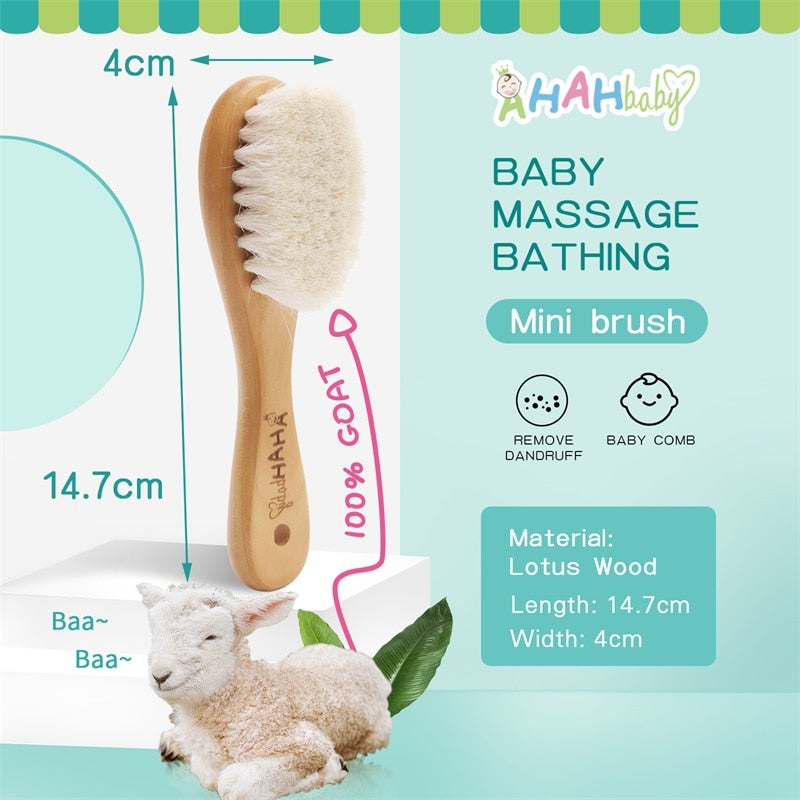 Baby Hair Brush and Comb Set for Newborns and Kids