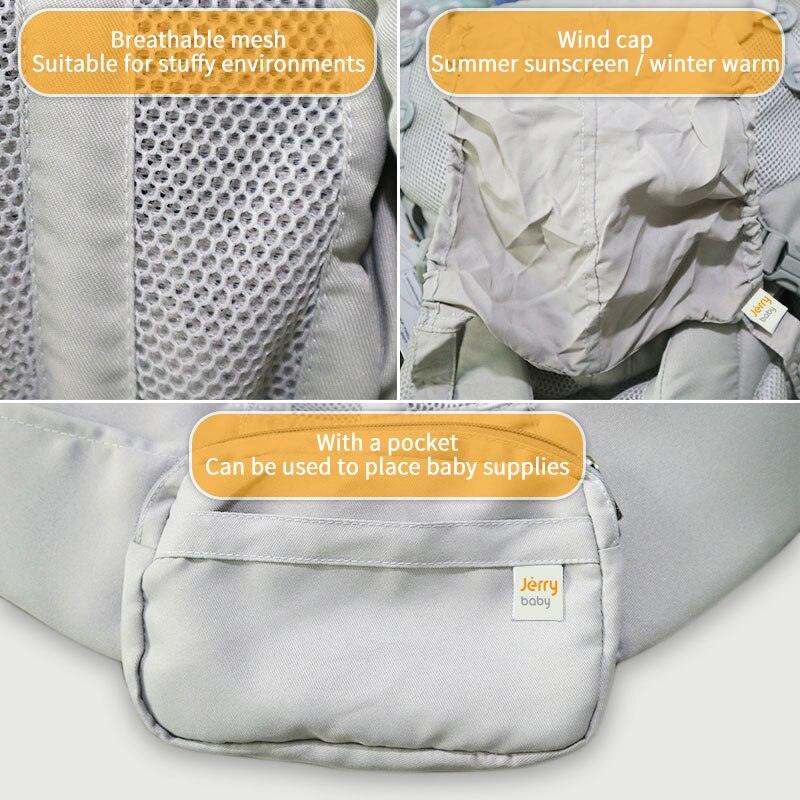 Egobaby Breeze 360 Baby Carrier Ergonomic Kangaroo Infant Kid Sling Back Front Facing Backpack Wrap newborn Bag 0-36 Months - BabiBooms