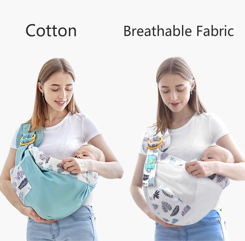 Front Facing Baby Carrier Scarf for Newborns
