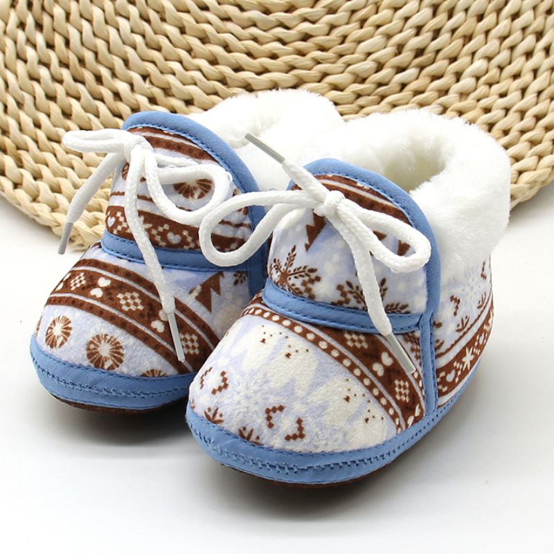 Cute Baby Boots with Warm Cotton Padding