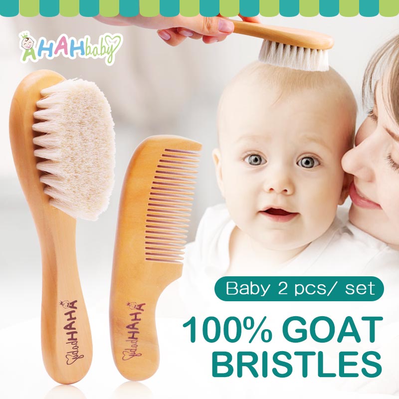 Baby Hair Brush and Comb Set for Newborns and Kids